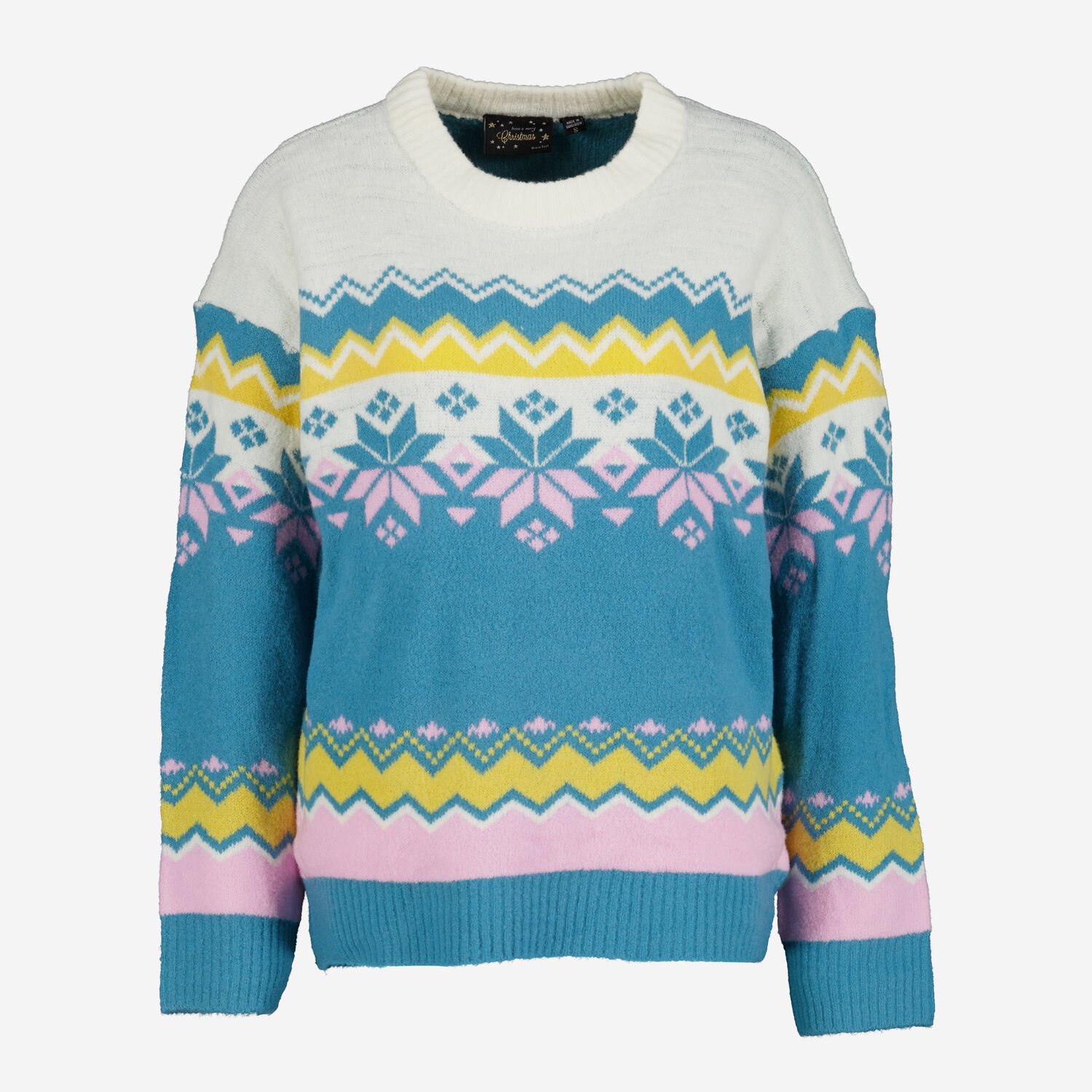 Blue Christmas Knitted Jumper TK Maxx UK